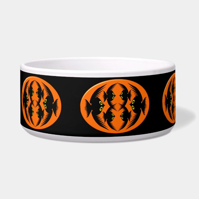 Écuelle Halloween Crows Chien Bowl (Gauche)