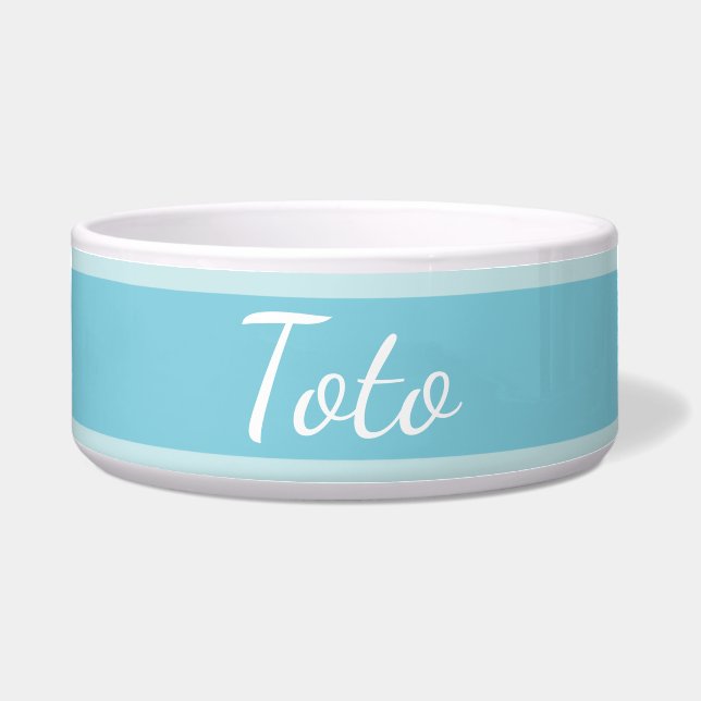 Écuelle HAMbyWhiteGlove - Nourriture de chien - Bleu clair (Devant)