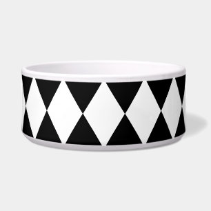 Écuelle Harlequin noir et blanc