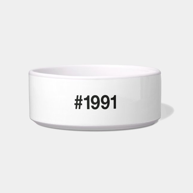 Écuelle Hashtag 34 Anniversaire 1991 (Devant)