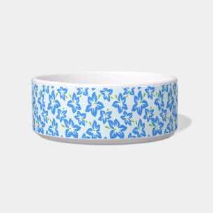 Écuelle Hibiscus bleu, Fleurs bleues, Motif de fleurs
