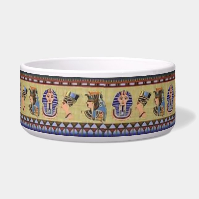 Écuelle Hiéroglyphes égyptiens Chien Bowl (Devant)