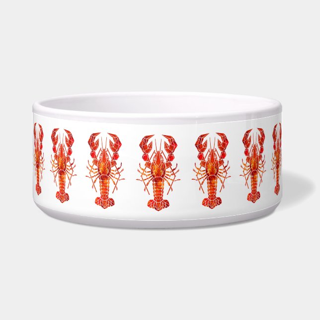 Écuelle Homard polygonal rouge (Devant)