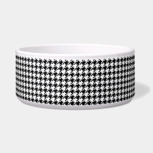 Écuelle Houndstooth noir et blanc par Shirley Taylor
