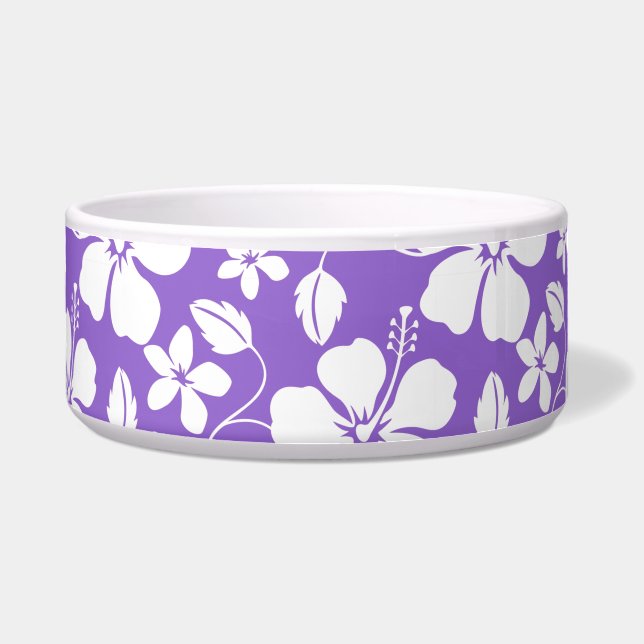 ÉCUELLE HULA HAWAIEN (HIBISCUS) LILAS CLAIR (Devant)