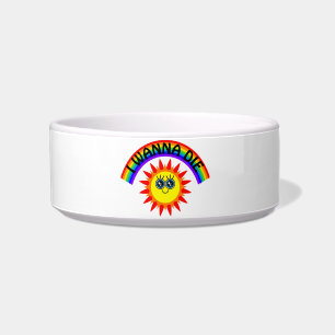 Écuelle I Wanna Die - Rainbow Smiling Sun