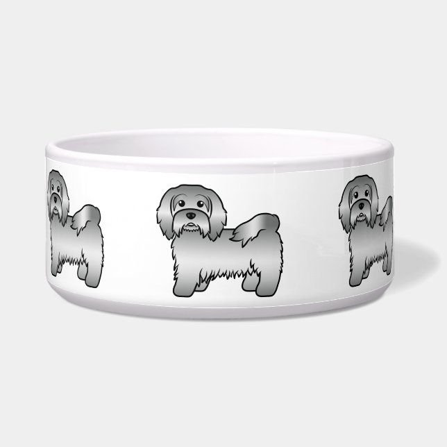 Écuelle Illustration de chien de dessin animé mignon Havan (Devant)