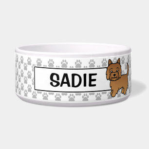 Écuelle Illustration de chien de dessin animé Terrier Cair