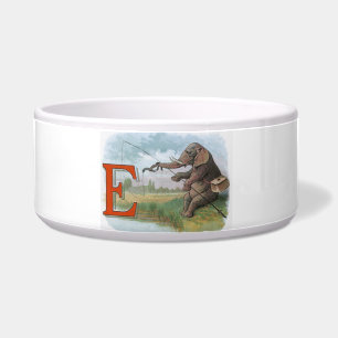 Écuelle Illustration de la pêche des éléphants