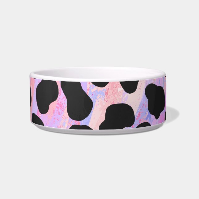 Écuelle Impression noire et rose dalmate (Droite)