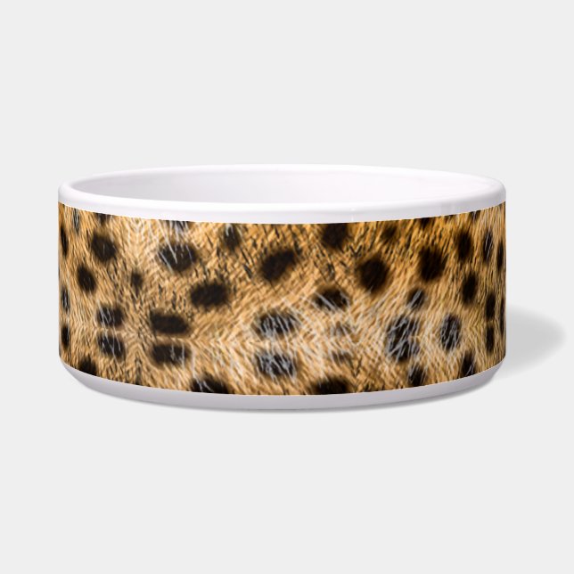 Écuelle Imprimé Animalier Motif Fourrure Guépard Exotique  (Devant)