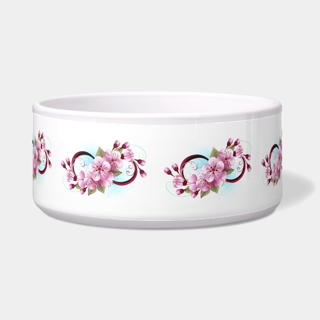 Écuelle Infinité avec les fleurs Sakura (Devant)