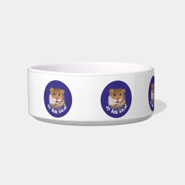 Écuelle J'adore mon petit hamster Pet Bowl (Gauche)