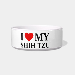 Écuelle J'adore mon Shih Tzu