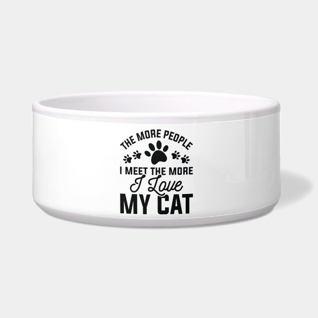 Écuelle J'Aime Mon Chat (Devant)
