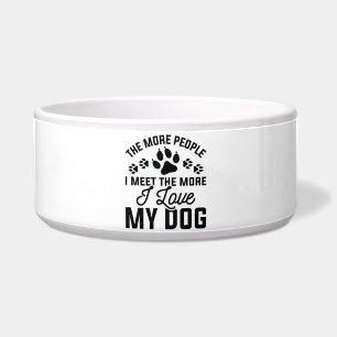 Écuelle J'aime mon chien