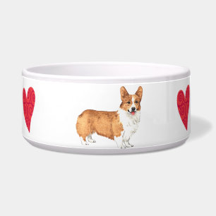 Écuelle J'aime mon corgi de Gallois de Pembroke