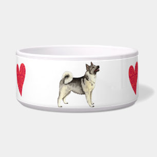 Écuelle J'aime mon Elkhound norvégien