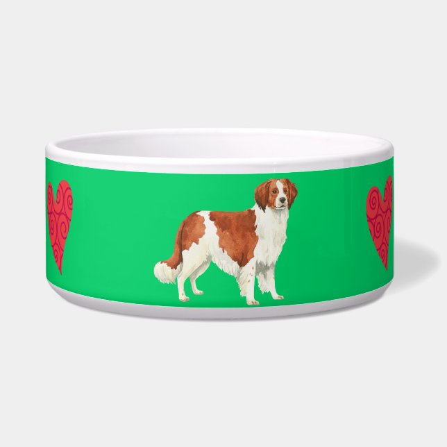 Écuelle J'aime mon Kooikerhondje (Droite)