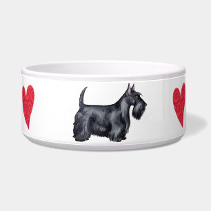 Écuelle J'aime mon Scottie