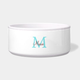 Écuelle jeté simple minimal ajouter nom monogramme rose ro