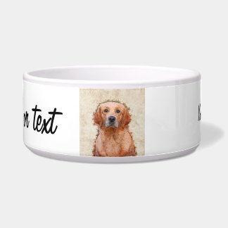 Écuelle Joli chien rouge Golden Retriever