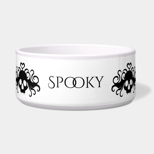Écuelle Joli crâne Goth (Devant)