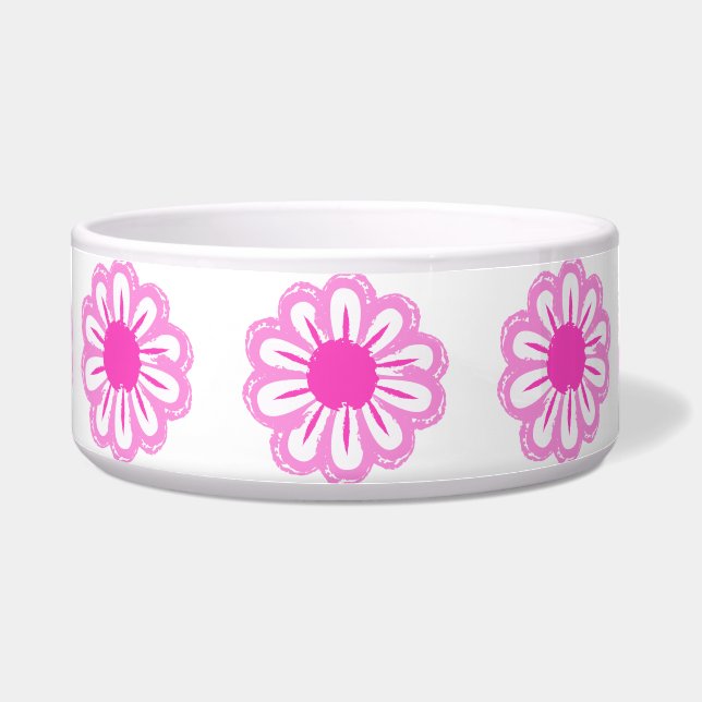 Écuelle Joli fond à motif floral (Devant)