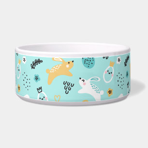 Écuelle Joli motif de lapin de Pâques Lapins kawaii Œufs