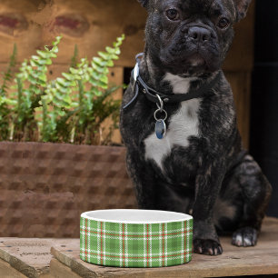 Écuelle Joli Plaid Rustique de Fêtes de Noël de Ferme