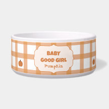 Jolie Fille Chérie Citrouille Gingham Bébé Animal