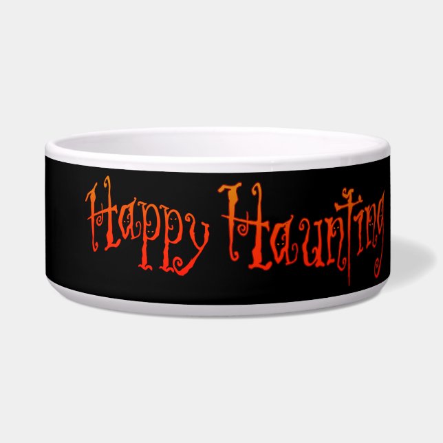 Écuelle Joyeuse Halloween Chasse Fantôme (Devant)