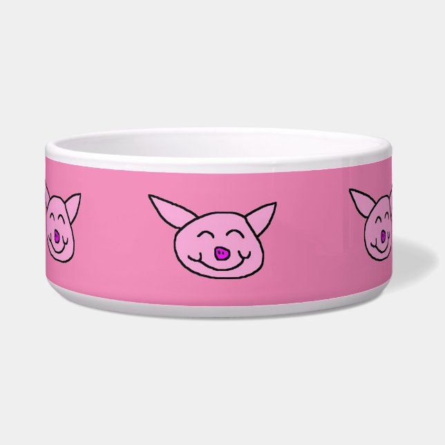 Écuelle Joyeux Cochon Rose (Devant)