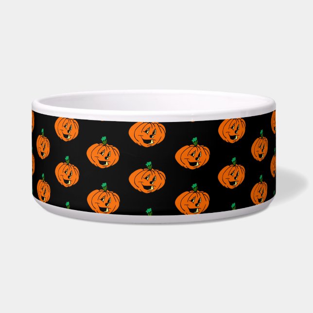 Écuelle Joyeux Halloween, Citrouille Jack-o'-Lantern amica (Devant)