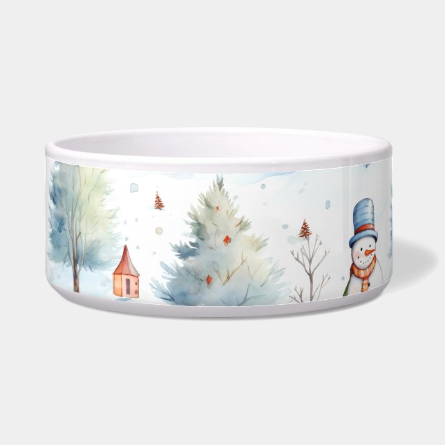 Écuelle Joyeux Motif des Snowmen (Devant)