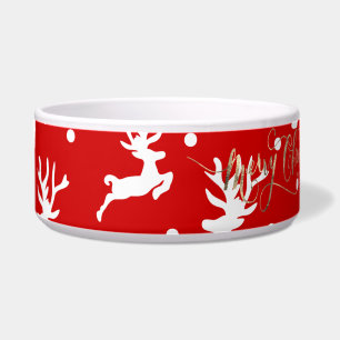 Écuelle Joyeux Noël Rénes Rouges