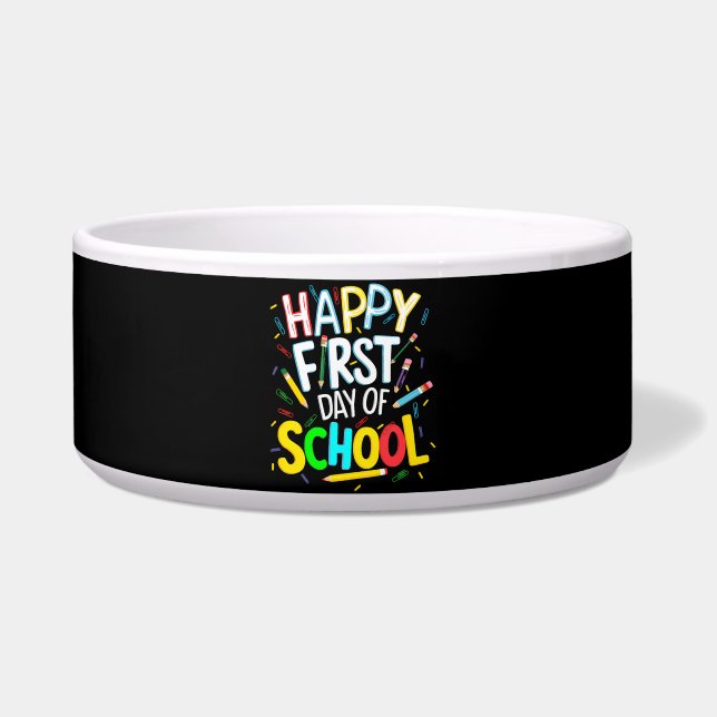 Écuelle Joyeux premier jour de la rentrée scolaire (Devant)