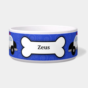 Écuelle K-9 Police Cop Custom Pet Chien Nourriture Bowl
