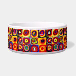 Écuelle Kandinsky Farbstudie Cercles Carré Quadrate Art