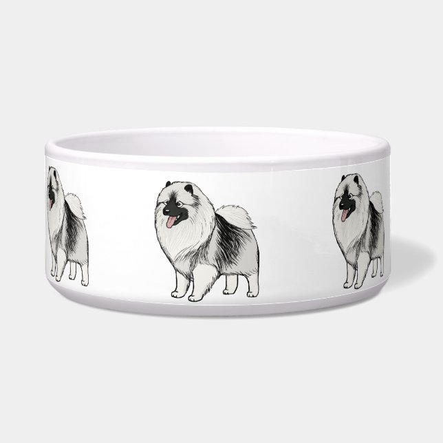 Écuelle Keeshond (Devant)