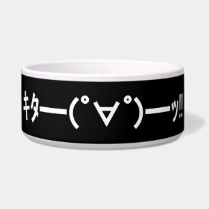 Écuelle KITA ! ! Emoticon キ タ ━ ━ ━ (゜ ∀)  de ! ! Kaomoji 