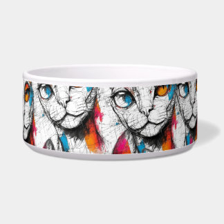 Écuelle Kitty la curieuse