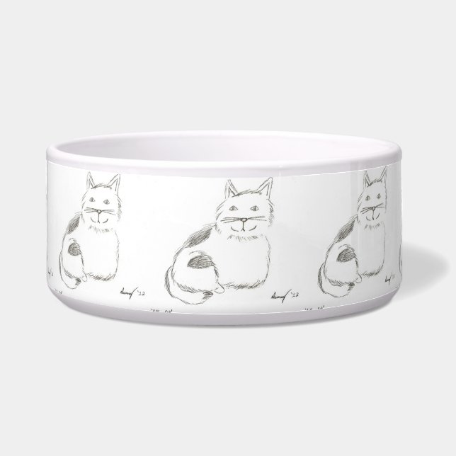 Écuelle Kitty Sketch Pet Bowl (Devant)