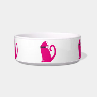 Écuelle La cuvette de Kitty de délivrance du Meow du chat