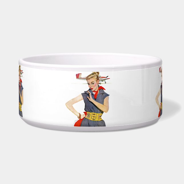 Écuelle La fille qui a volé des avions (Devant)