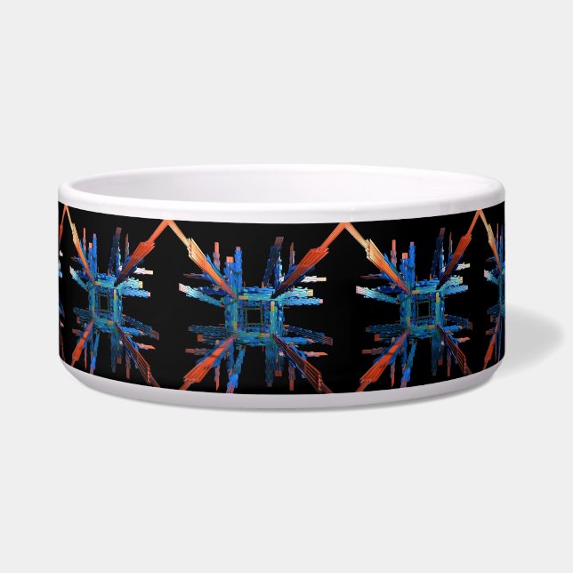 Écuelle La mécanique de tout cela Ceramic Pet Bowl (Devant)