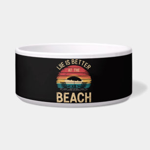 Écuelle La vie est meilleure à la plage, ambiance vacances