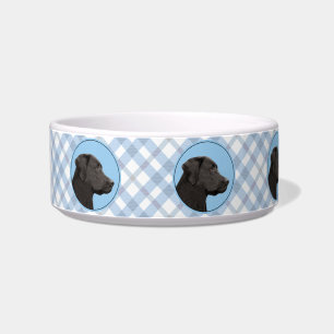 Écuelle Labrador Retriever Black Peinture Original Chien A