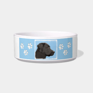 Écuelle Labrador Retriever Black Peinture Original Chien A