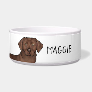 Écuelle Labrador Retriever Labrador chocolat Chien Nom per